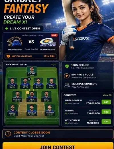 Madhur (madhur matka 420) fantasy cricket & matchday visual 3